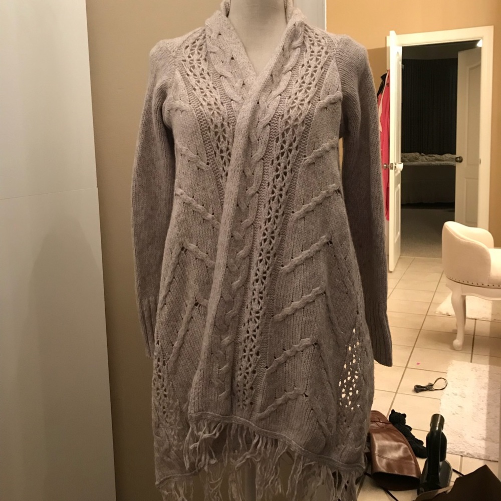 Anthropologie Angel of the North Cardigan